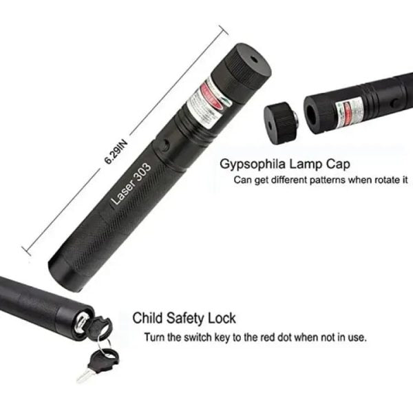 Rechargeable Powerful Green Laser Pointer Long Range 4+ Km