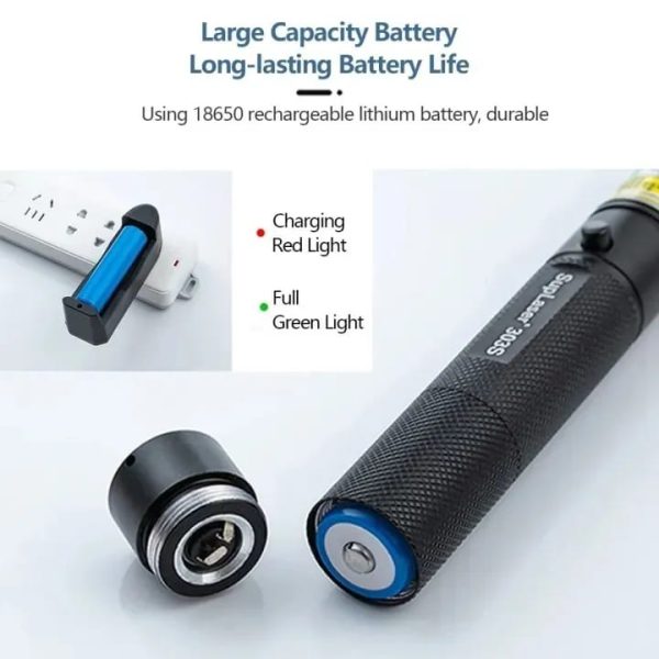 Rechargeable Powerful Green Laser Pointer Long Range 4+ Km