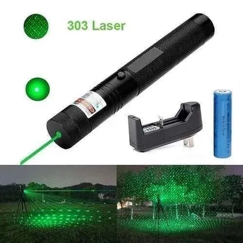Rechargeable Powerful Green Laser Pointer Long Range 4+ Km